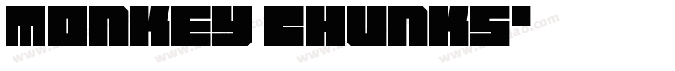 Monkey Chunks字体转换